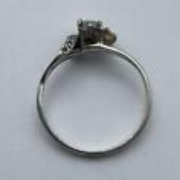 Sterling Garnet Silver Plated Women's Multicolor Three Gemstones Topaz Ring - Picture 2 of 8